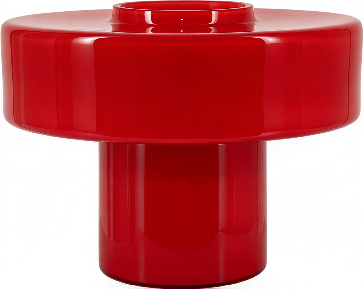 Colorful T-Shaped Glass Table Lamp