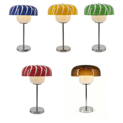 Candy Stripe Mushroom Table Lamp