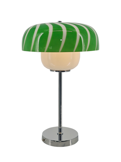 Candy Stripe Mushroom Table Lamp