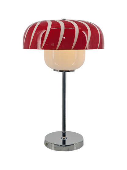 Candy Stripe Mushroom Table Lamp