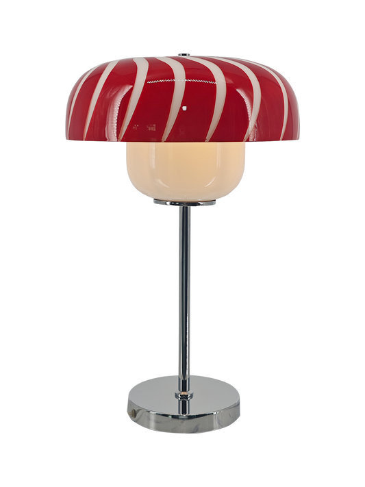Candy Stripe Mushroom Table Lamp