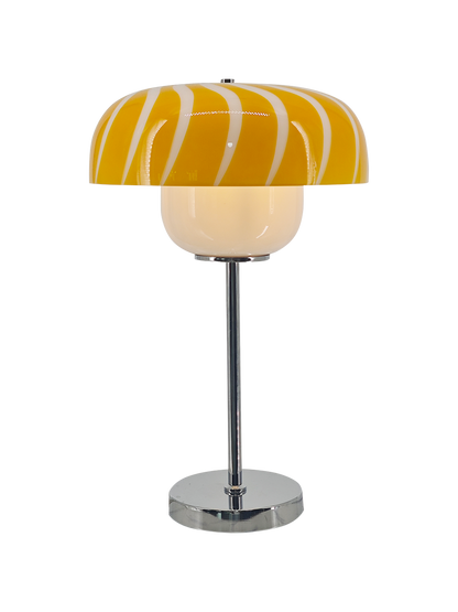 Candy Stripe Mushroom Table Lamp